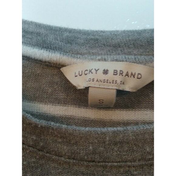 Lucky Brand Women's Striped Short Sleeve Tee Size Small - Picture 2 of 7